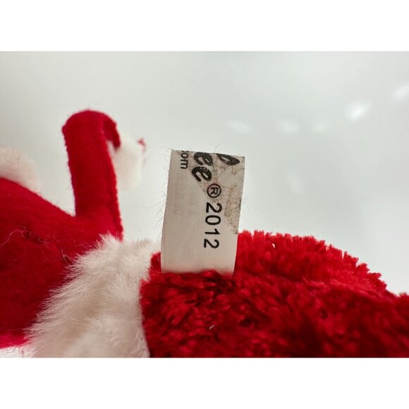 Annalee 2012 Christmas Elf Doll With Red & White Santa Outfit Holly 8 inch - Picture 6 of 8